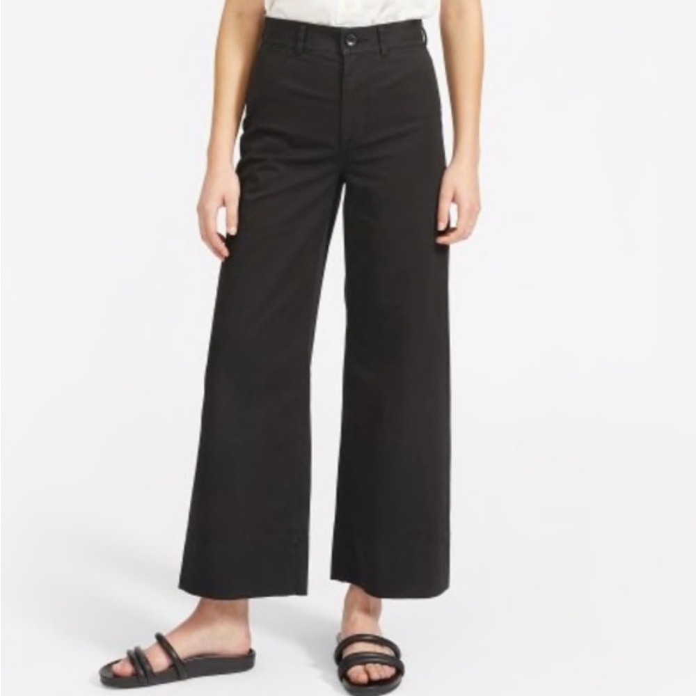 Everlane Black Wide Leg Pants